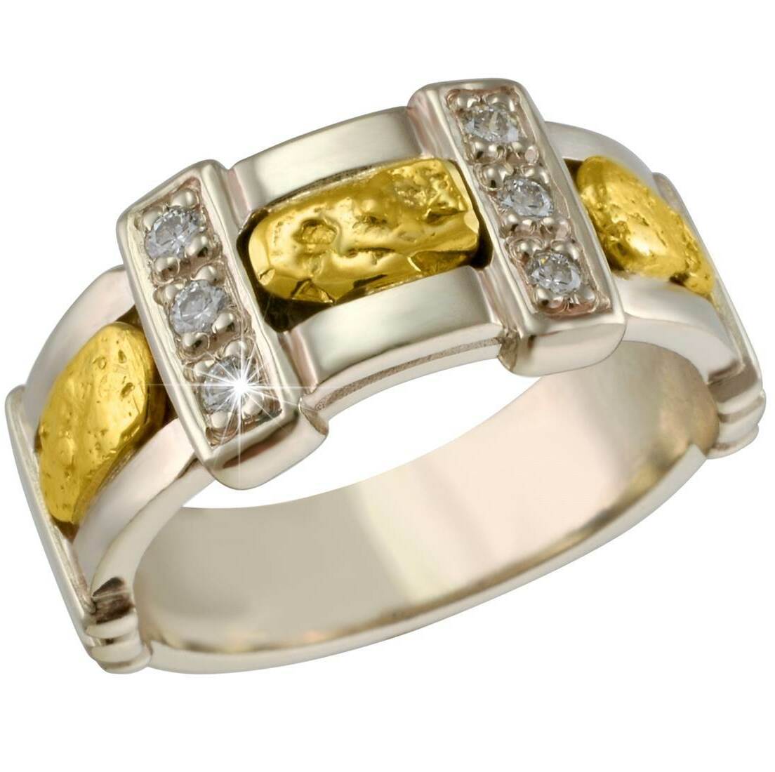 Кольцо со вставками ОСЗ                        Артикул - К 0113