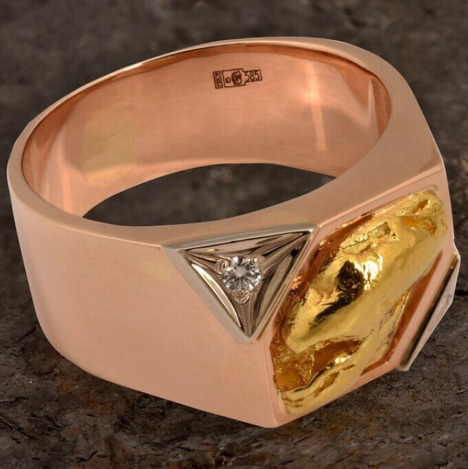 Кольцо со вставками ОСЗ                        Артикул - К 0171