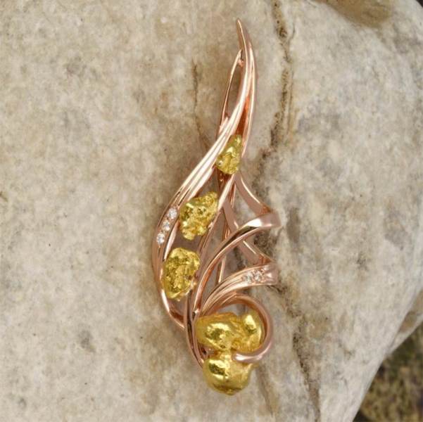 Брошь "Росток"