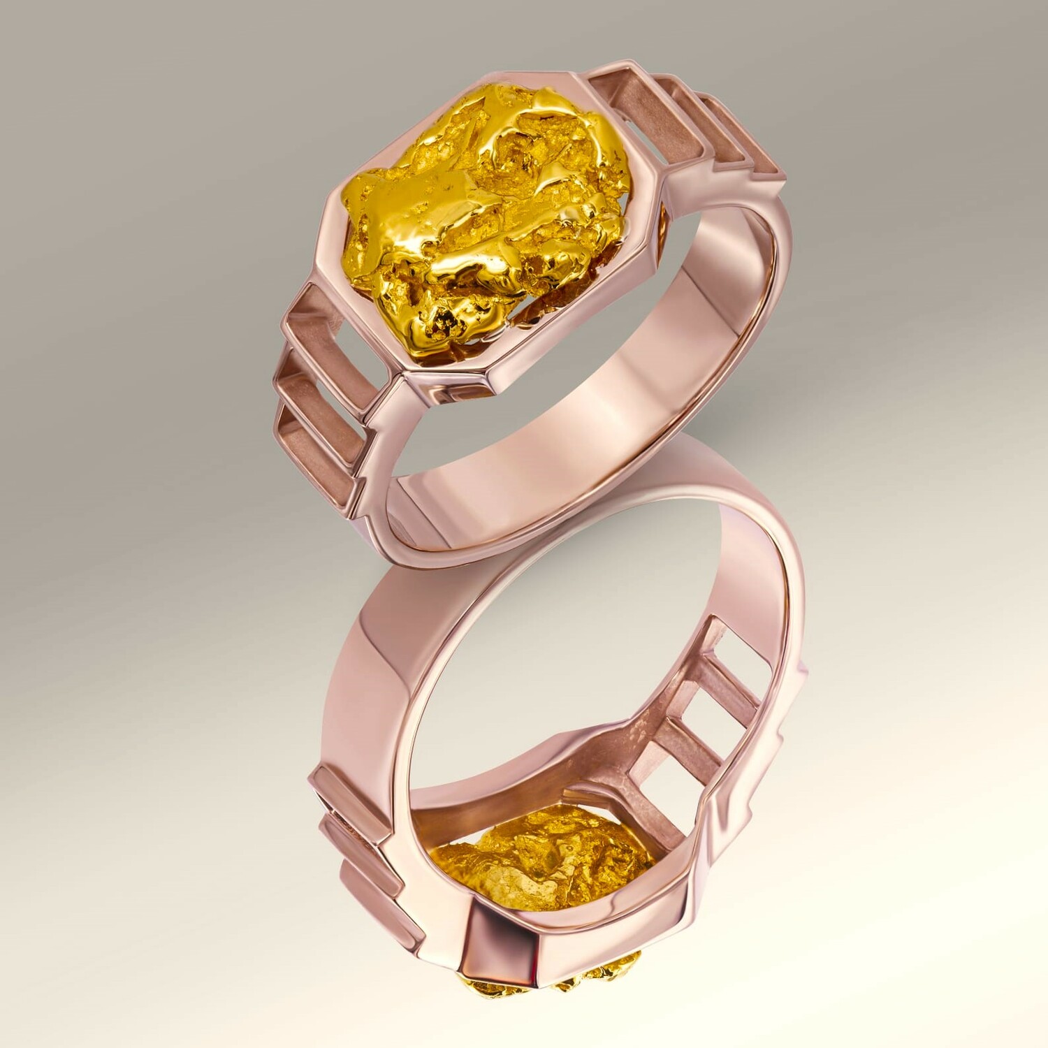 Кольцо со вставками ОСЗ                           Артикул - 0098