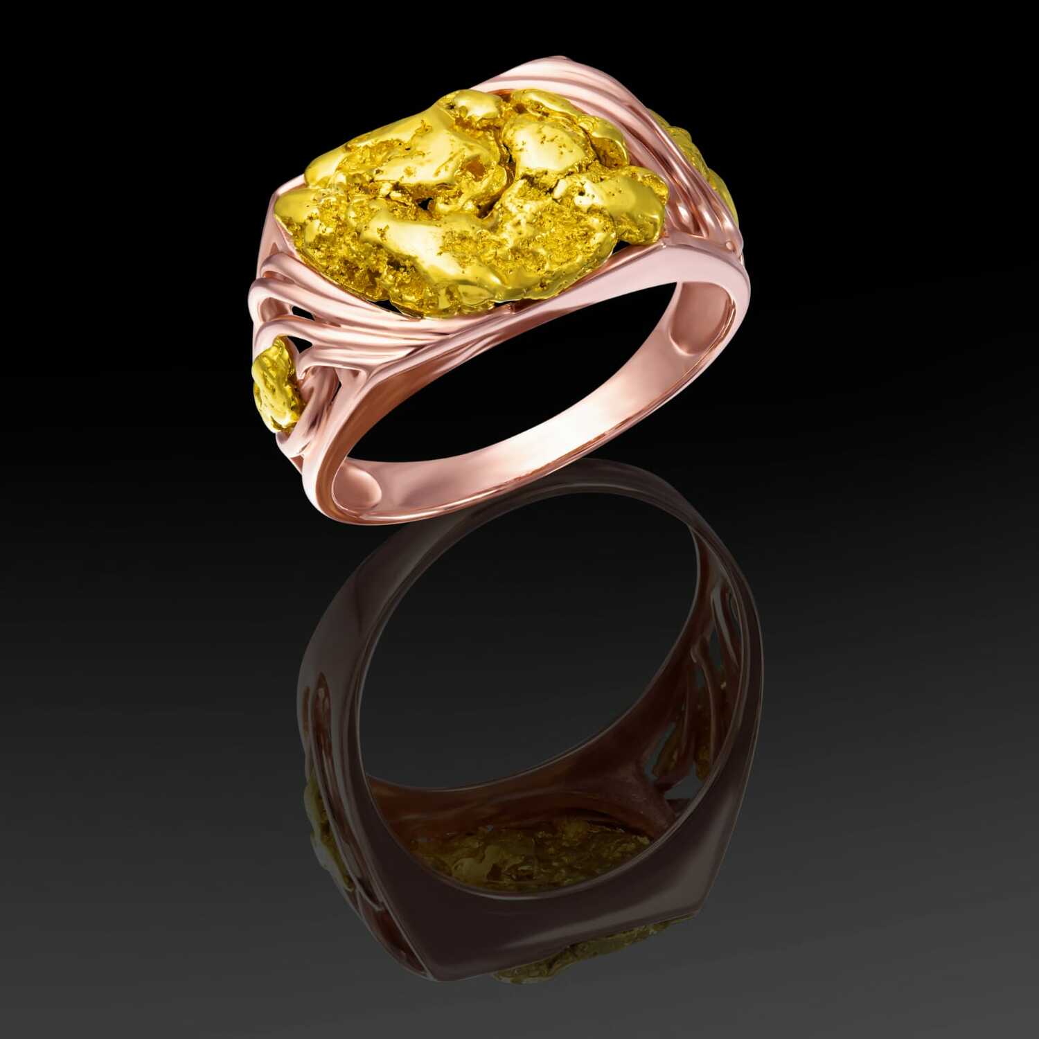 Кольцо со вставками ОСЗ                           Артикул - К 020