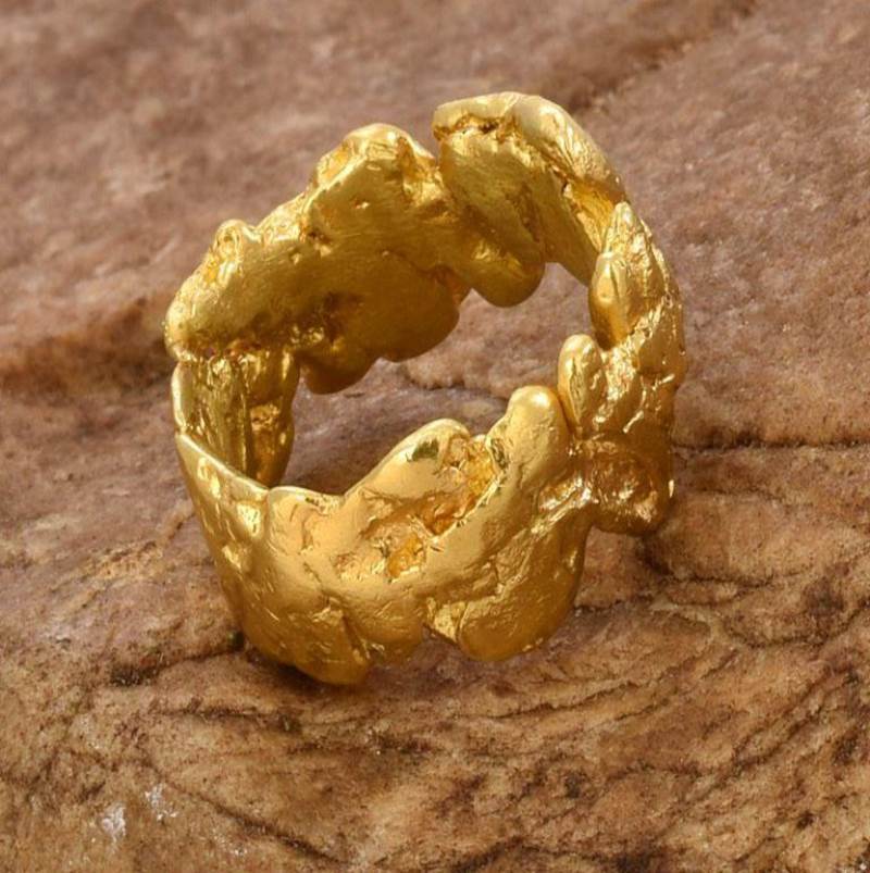 Эксклюзивное кольцо                 "Золотой самородок"