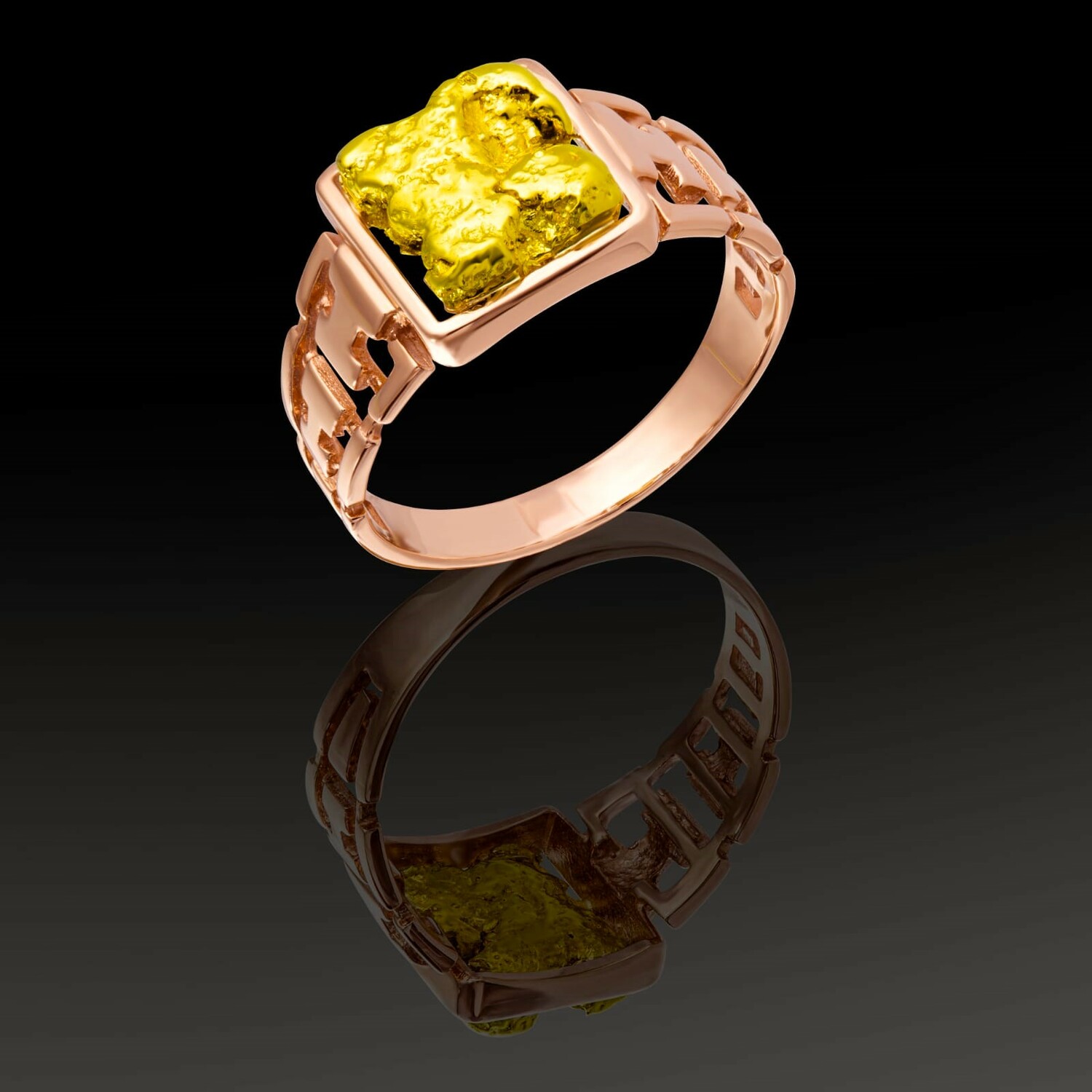 Кольцо со вставками ОСЗ                           Артикул - 0079