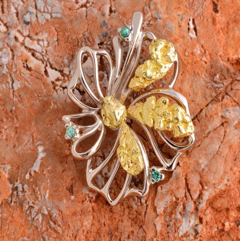 Брошь "Цветок"