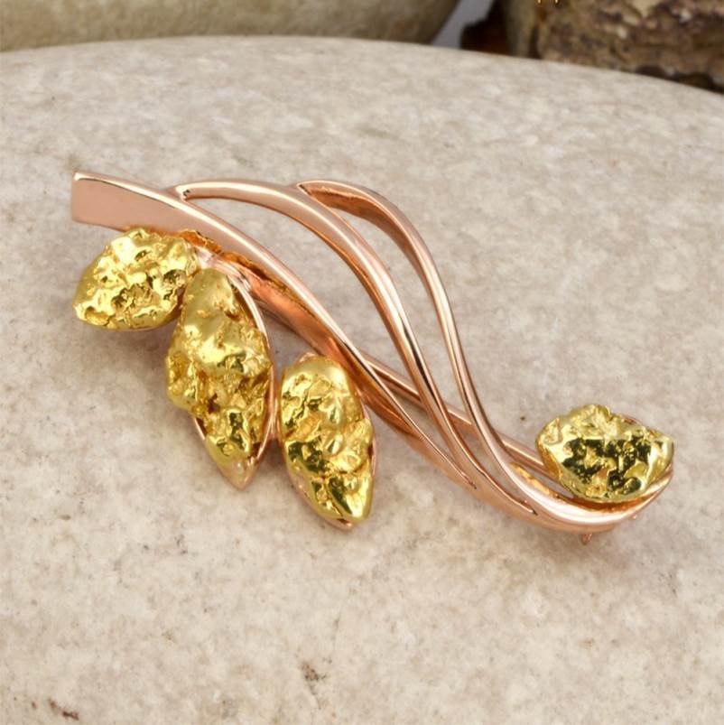 Брошь "Веточка"